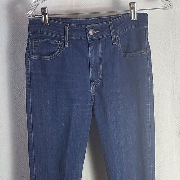 Levi Strauss Medium Wash 711 Skinny Stretch Cotton Poly Elastane Jean Sz W28 L30 - Picture 2 of 16